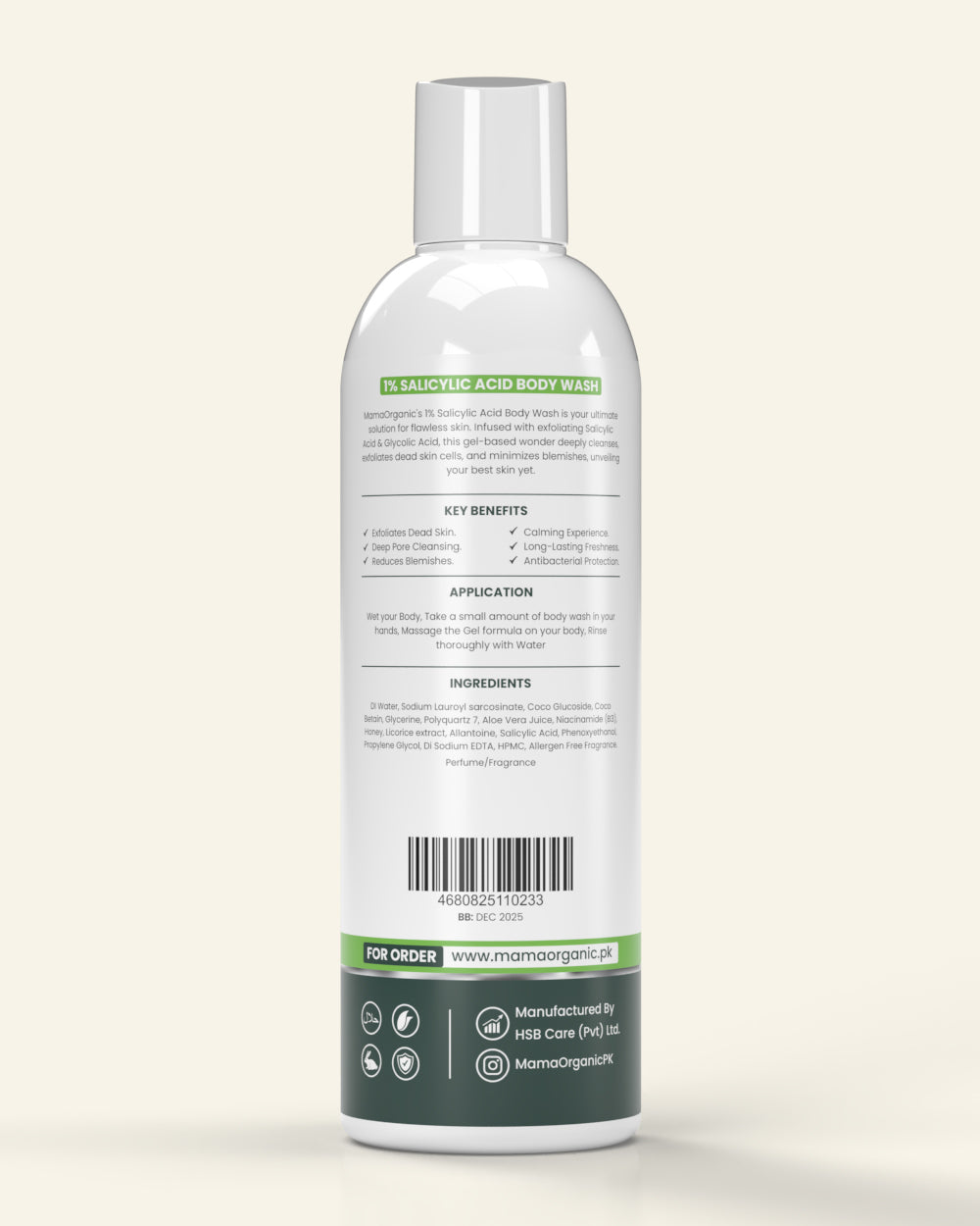 1 Salicylic Acid Body Wash in Pakistan