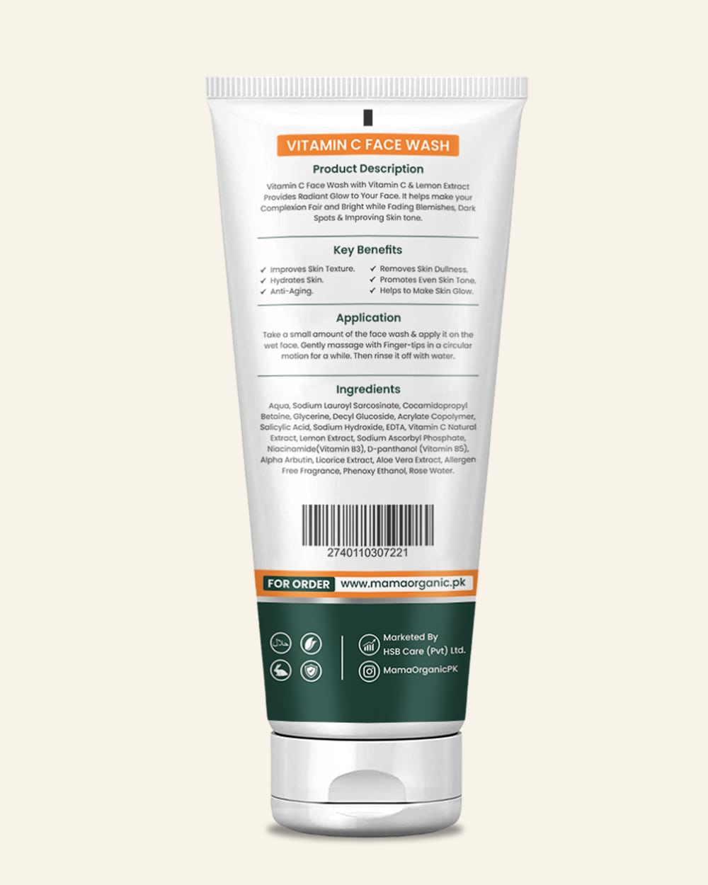 Vitamin C Face Wash 100ml in Pakistan