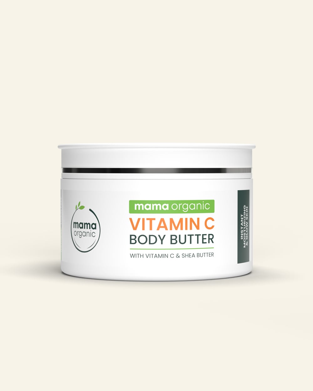 Vitamin C Body Butter Instant moisturizing & Glow Skin With Vitamin C & Shea Butter - 100g - MamaOrganic