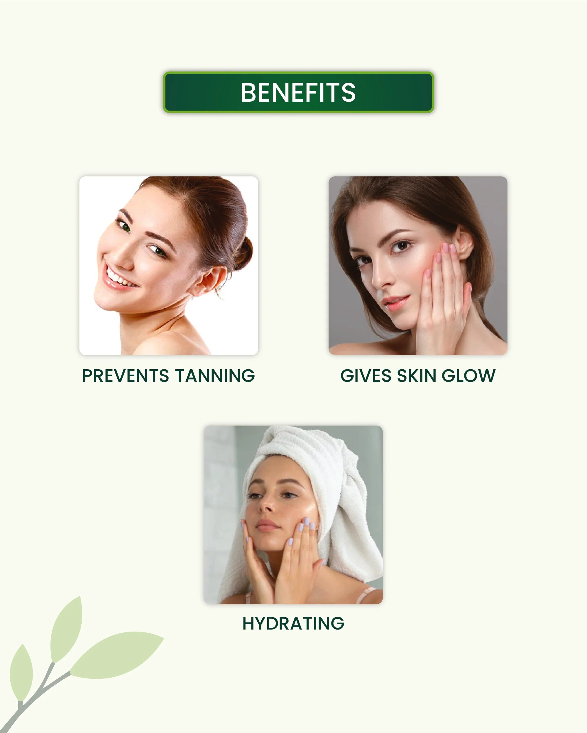 3 in 1 Daily Sunscreen - 80ml Duo SPF 50 PA+++ For Sun Protection & Skin Brightening