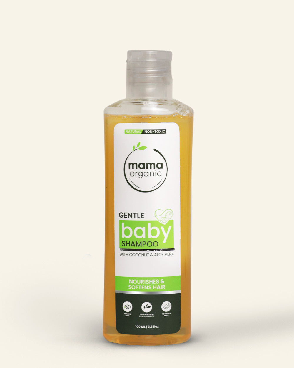 Gentle Baby Shampoo - 100ml For Nourish & Soften Hair with Coconut & Aloe Vera
