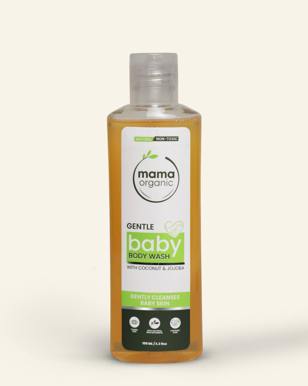Gentle Baby Wash - 100ml Gently Cleanses Baby Skin With Coconut & Jojoba
