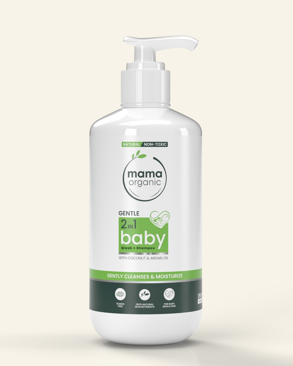  Gentle 2 In 1 Baby Wash & Shampoo