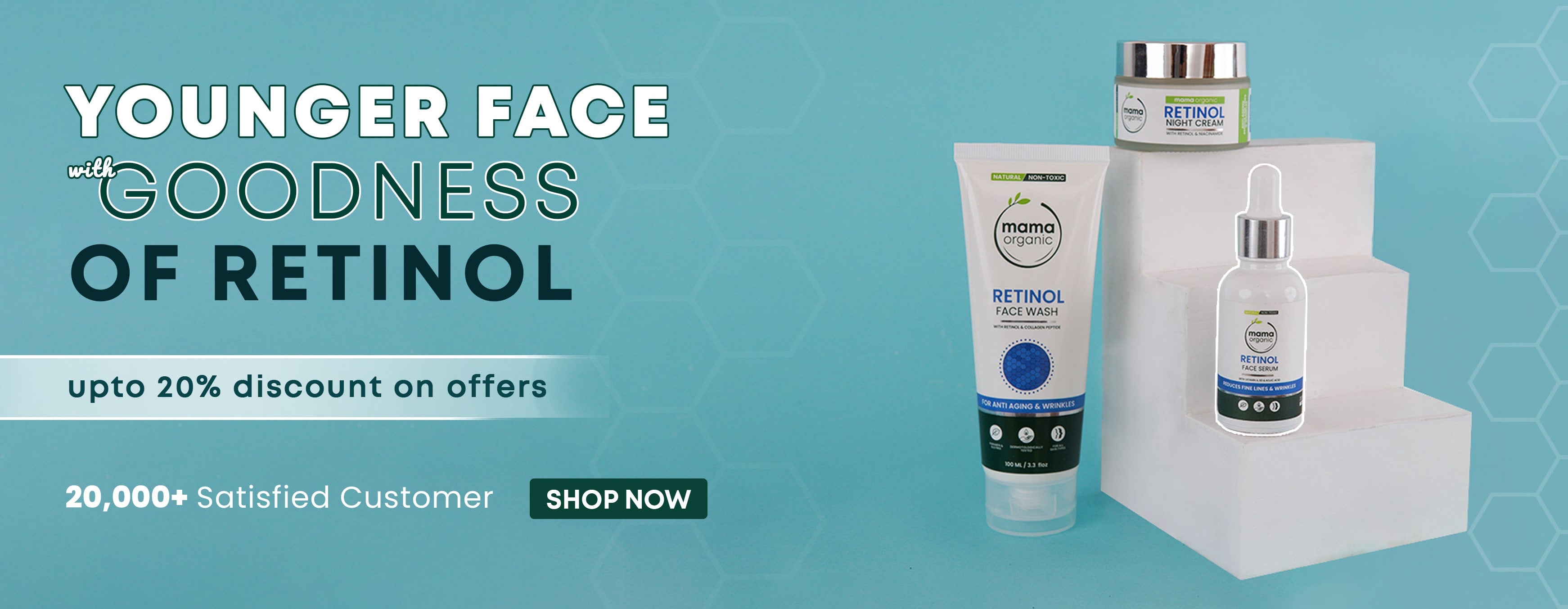 Mama Organic Retinol Range Banner