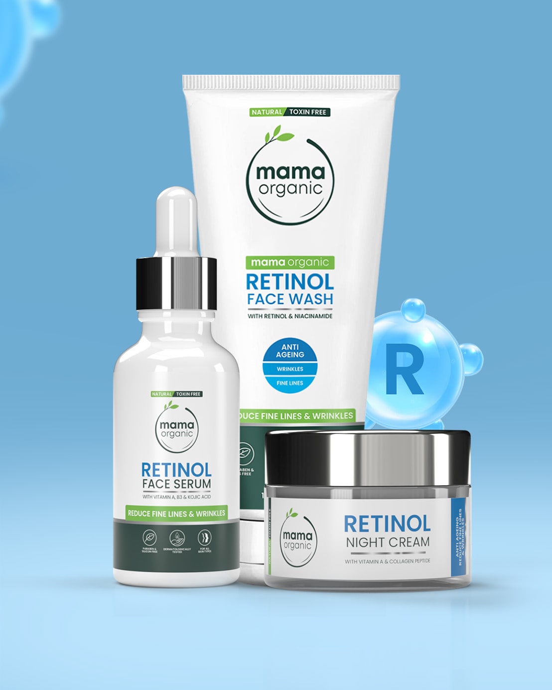 Reticol Retinol Anti Aging & Wrinkles Kit | Flat 20% OFF - Mama Organic