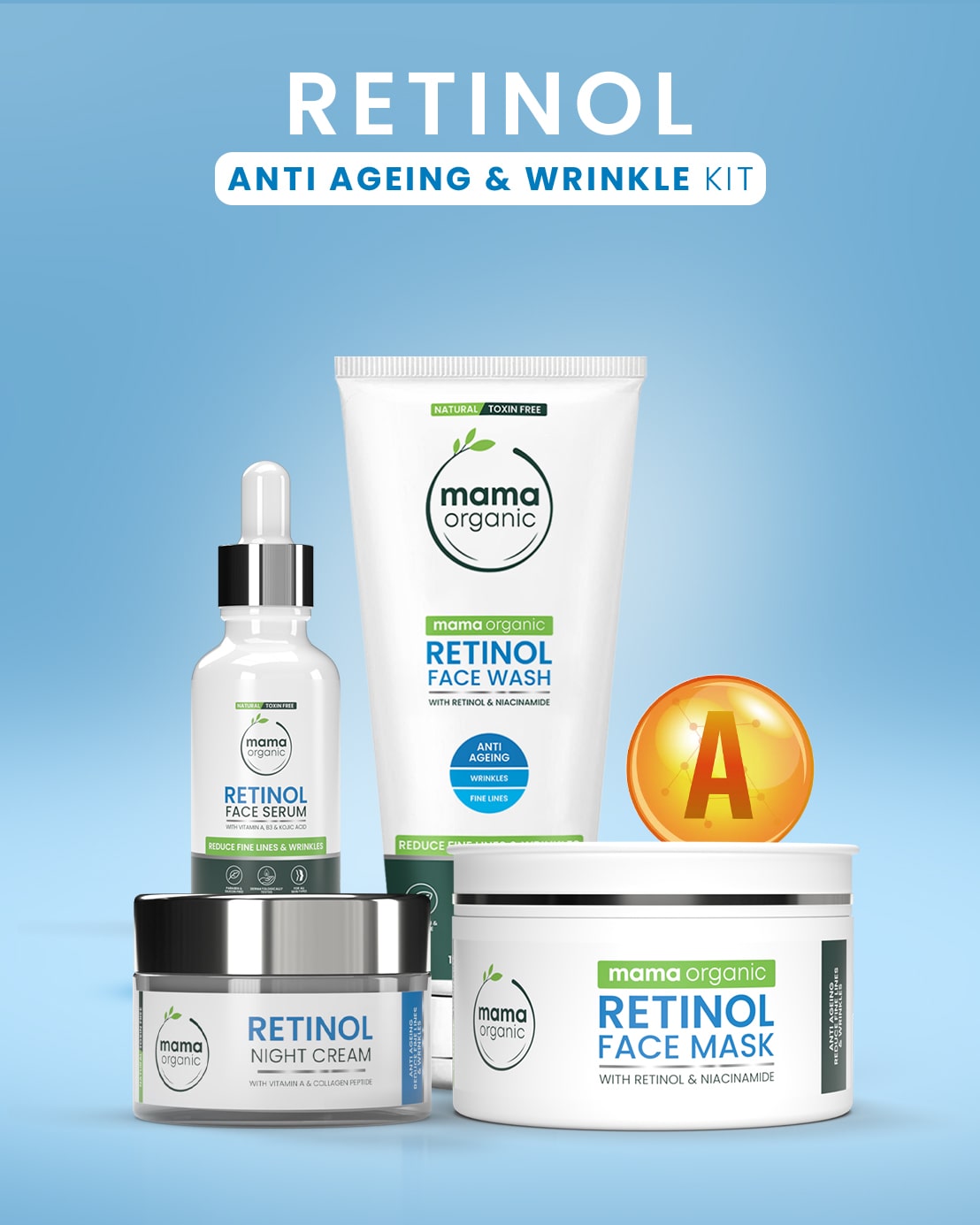 Reticol Retinol Anti Aging & Wrinkles Kit | Flat 20% off – Mama Organic