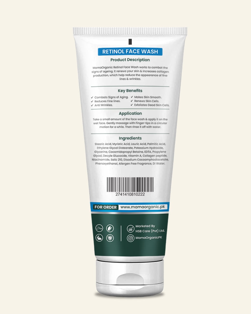 Retinol Face Wash 100ml in Pakistan