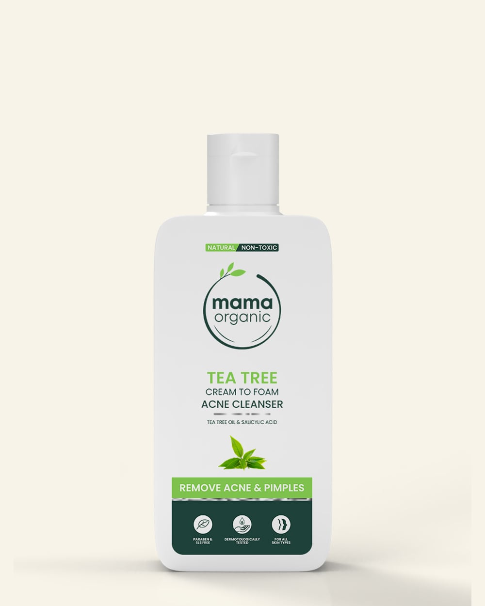 Tea Tree Cream to Foam Acne Cleanser 80ml