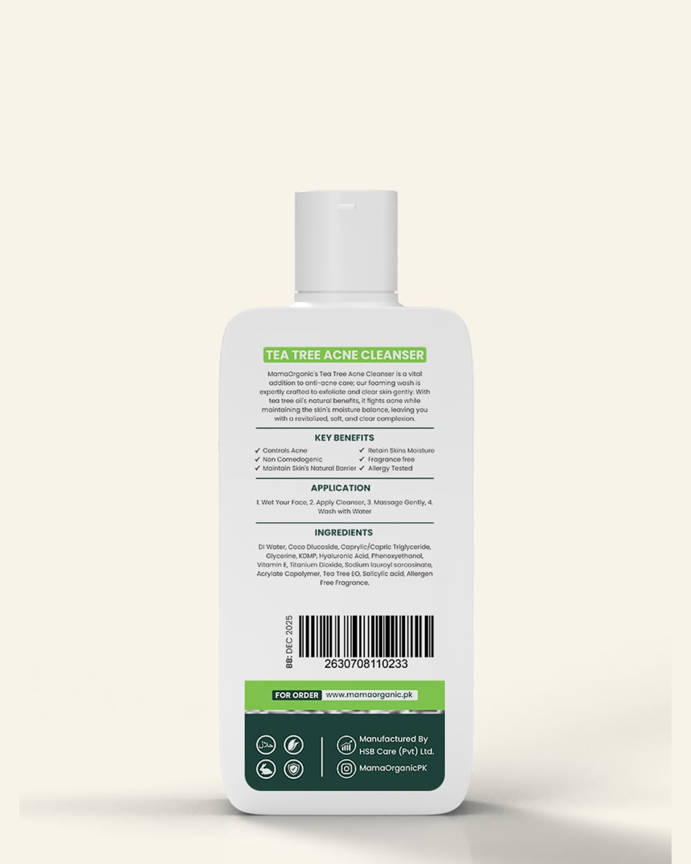 Tea Tree Cream to Foam Acne Cleanser 80ml in Pakistan