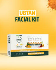Ubtan Facial Kit for Skin Glow (25ml) | Cleanser 25ml + Scrub 25ml + Soothing Gel 25ml + Massage Cream 25ml + Mask 25ml + Glow Cream 25ml