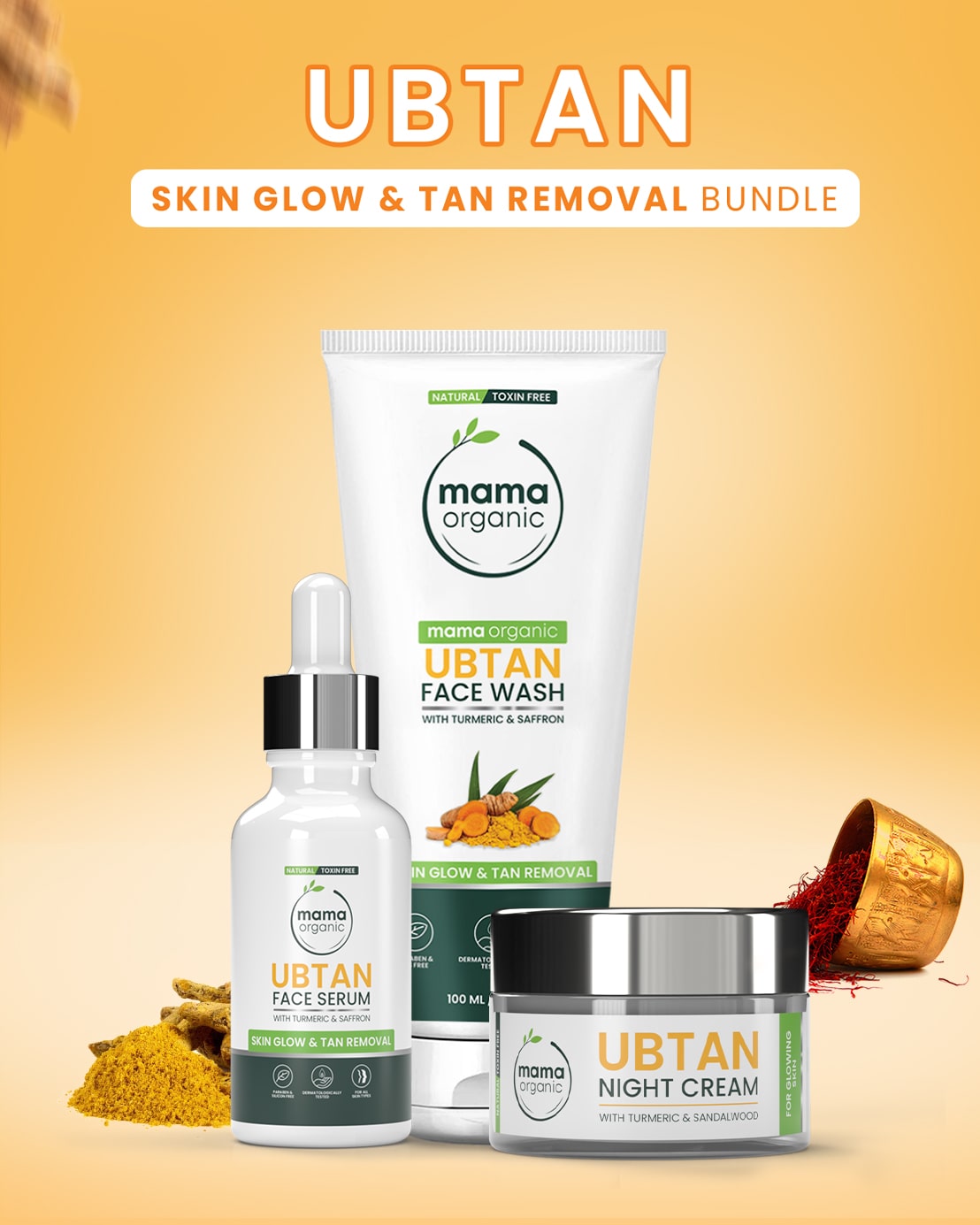 Ubtan Skin Glow & Tan Removal Bundle