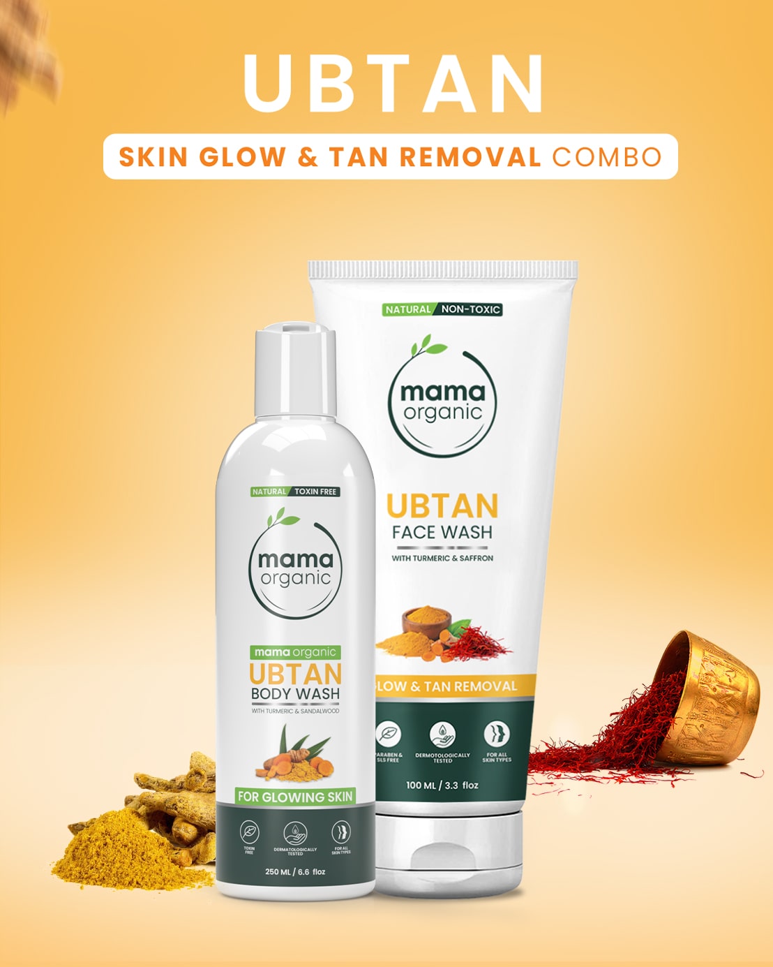 Ubtan Skin Glow & Tan Removal Combo 2