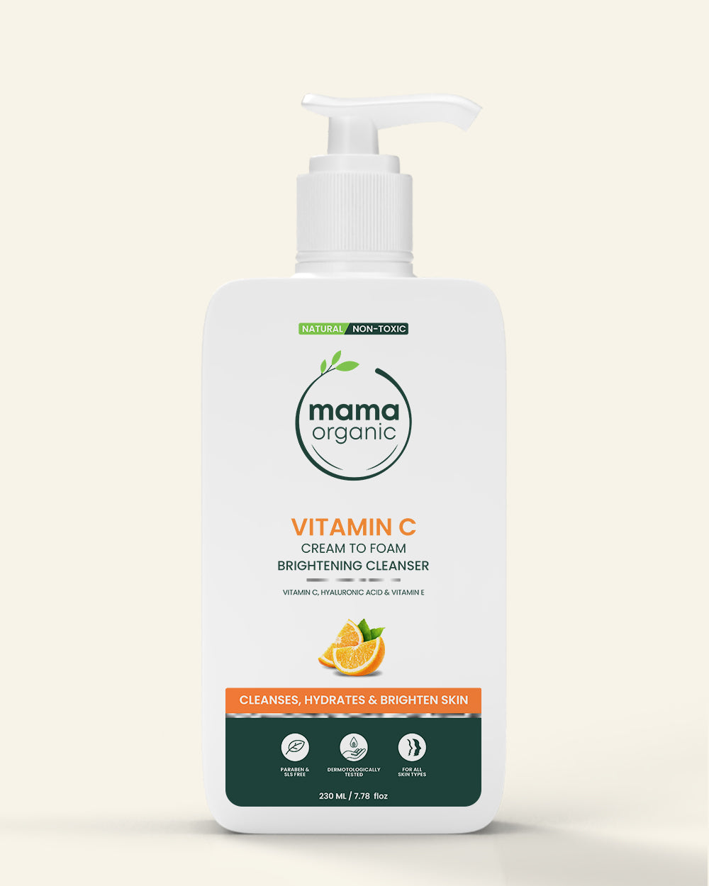 Vitamin C Cream to Foam Facial Cleanser 230ml