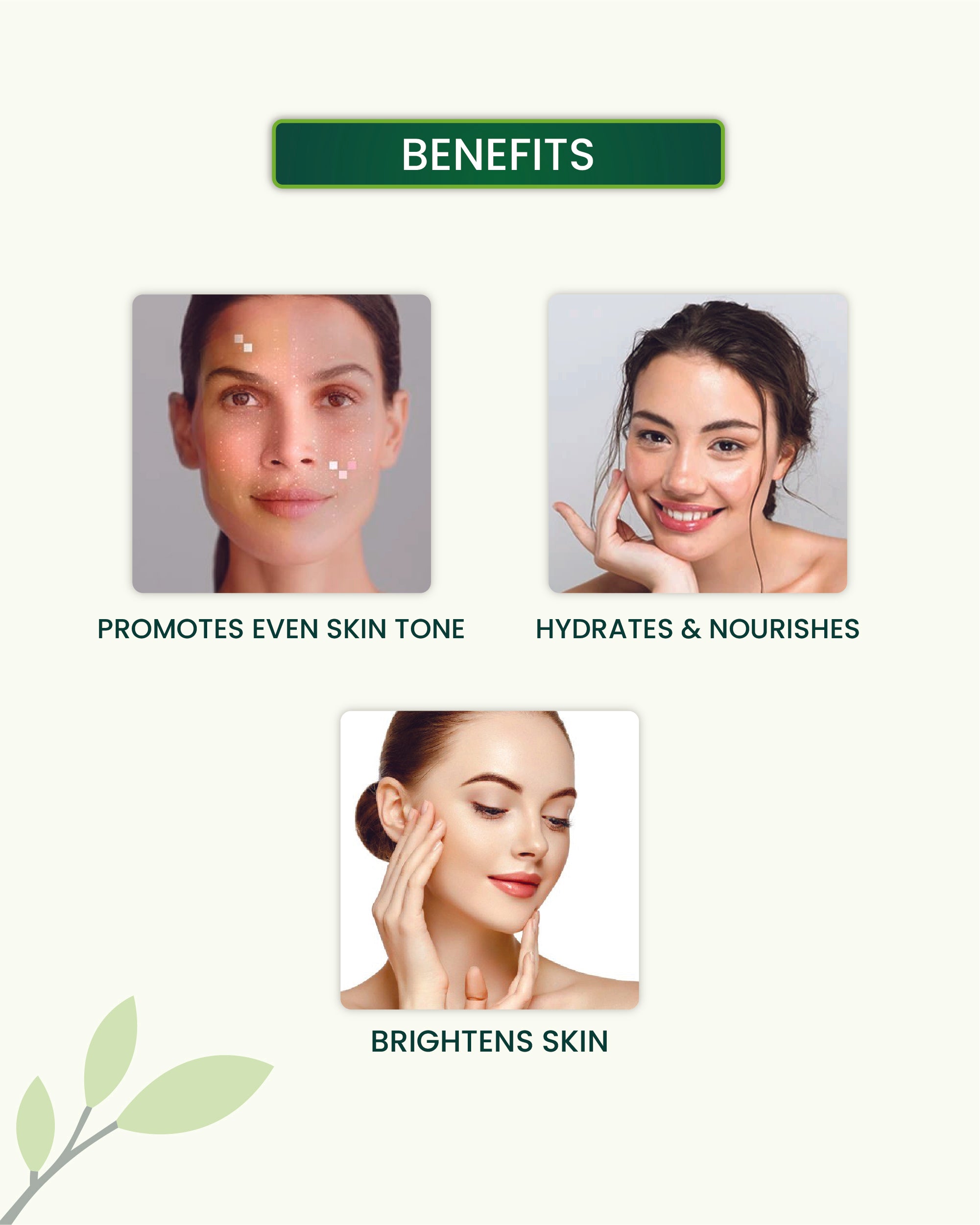 3 in 1 Face Mask Benefits