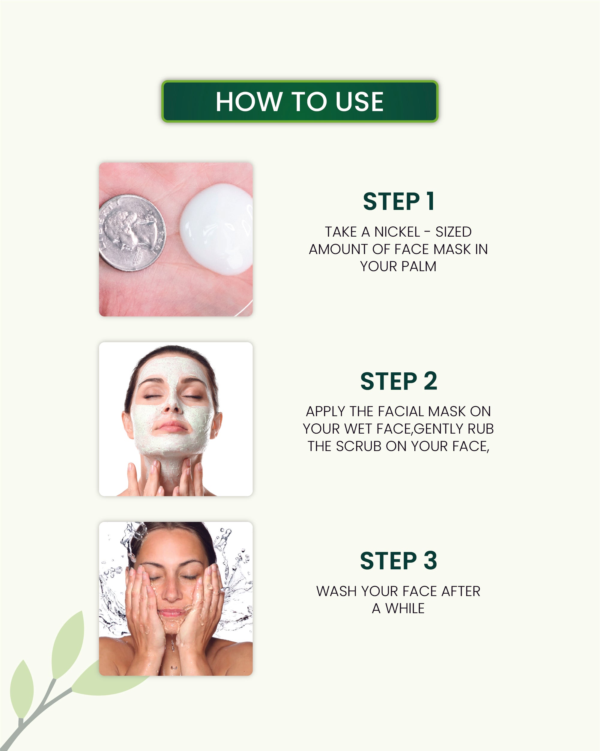 How to Use 3 in 1 Face Mask 