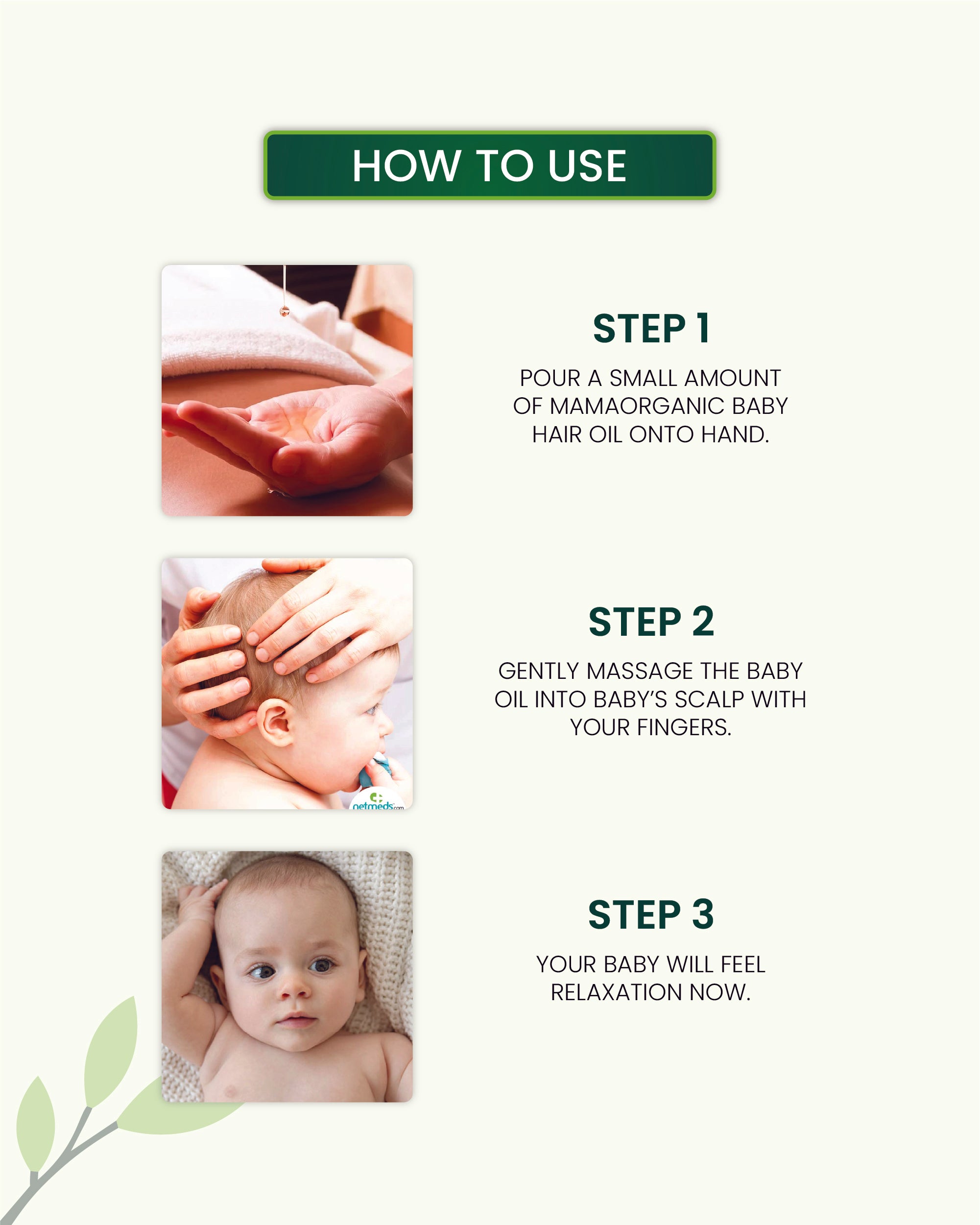 How to Use Baby Hair Oil
