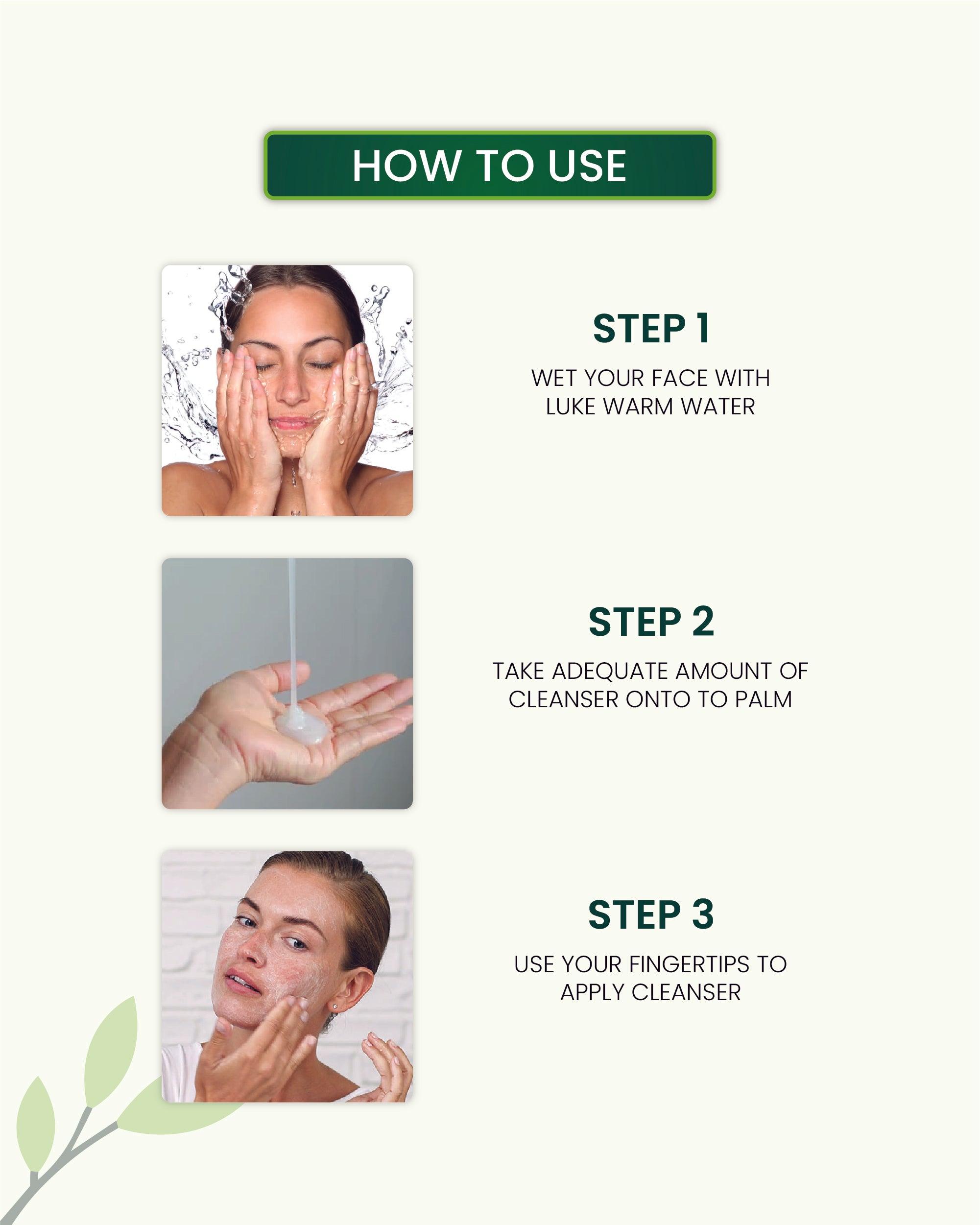 How to Use Daily Facial Cleanser