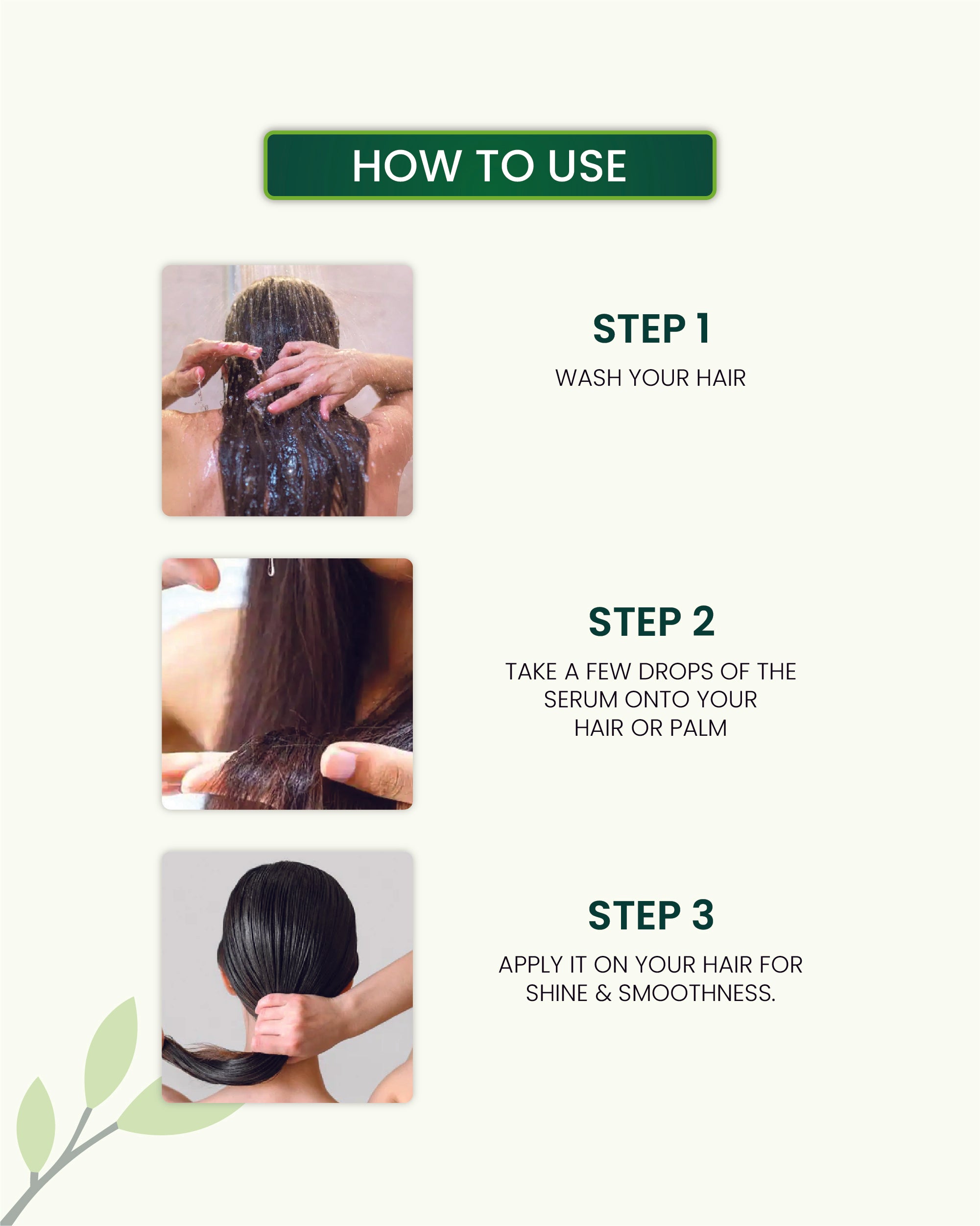 How to Use Nourishing Hair Serum