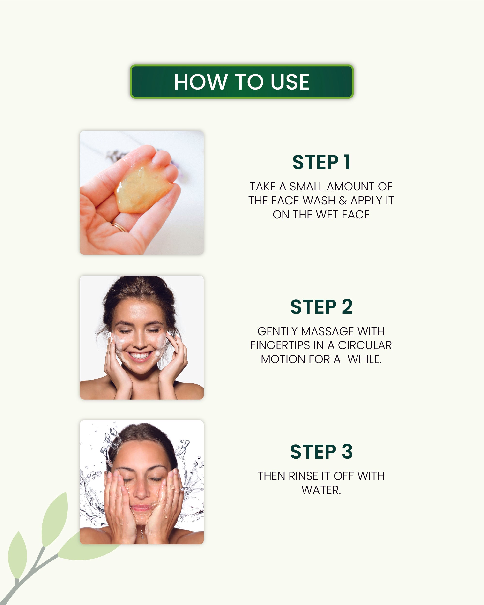How to Use Utan Face Wash