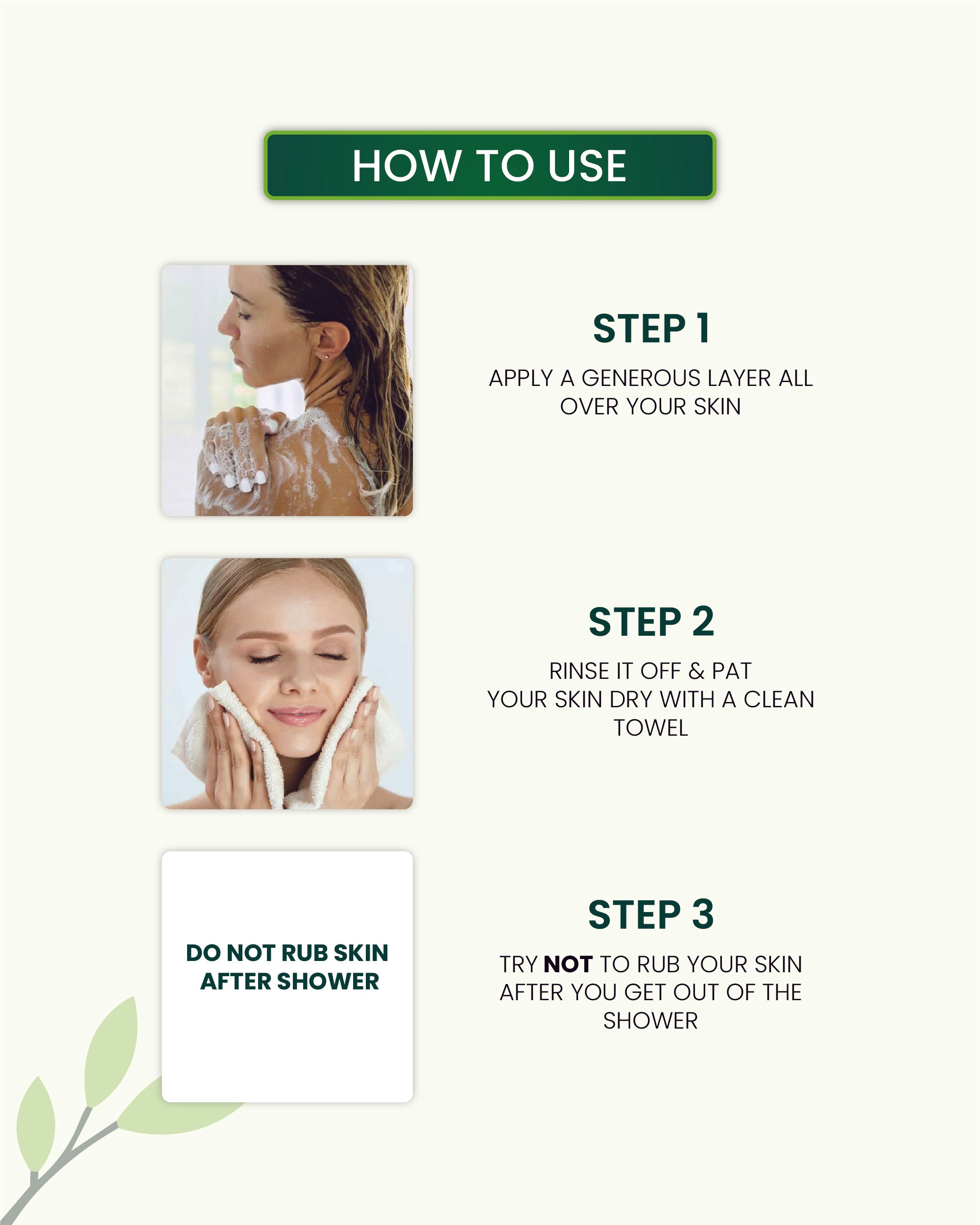 How to Use VItamin C Body Wash