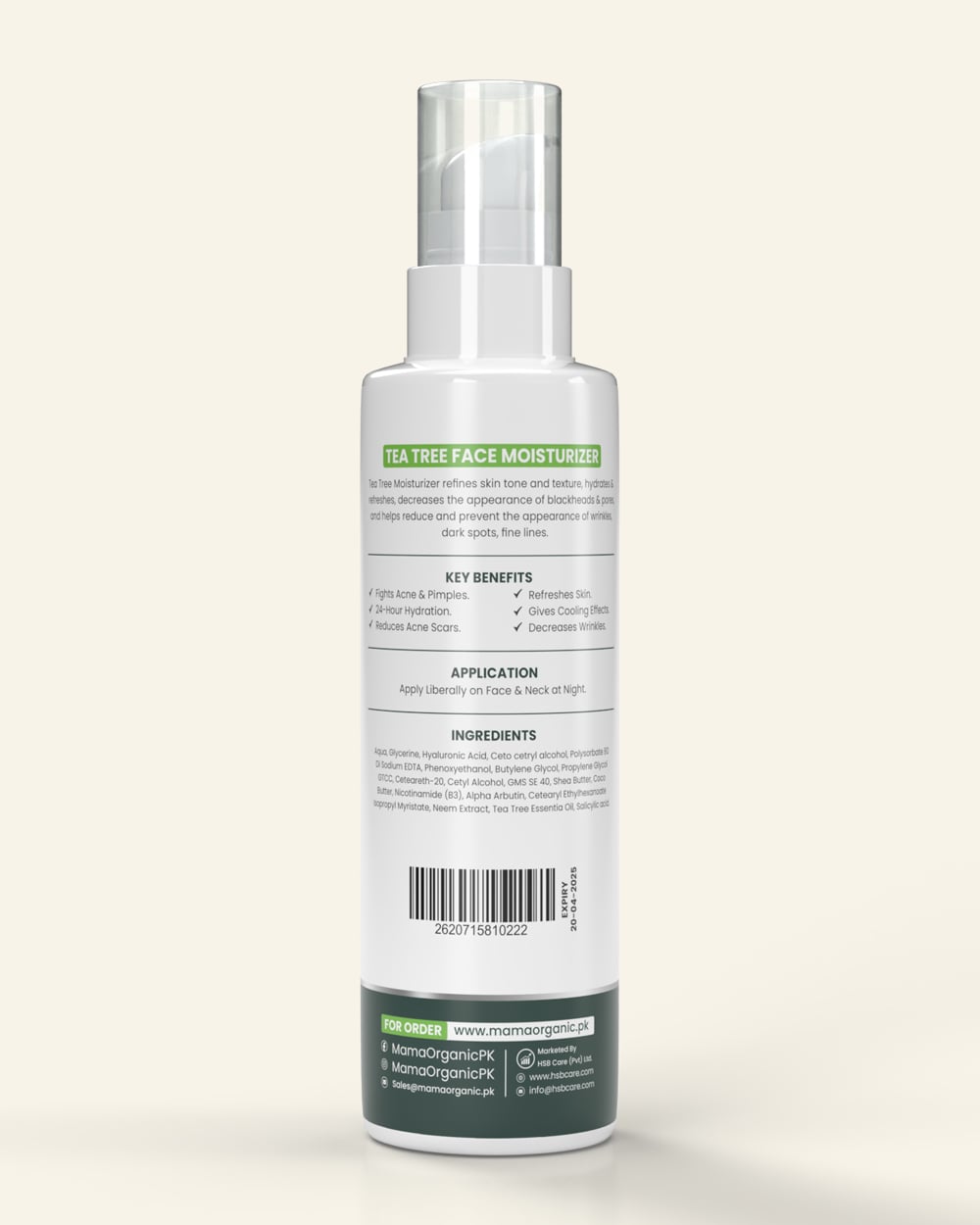 Tea Tree Oil Free Face Moisturizer 150ml in Pakistan