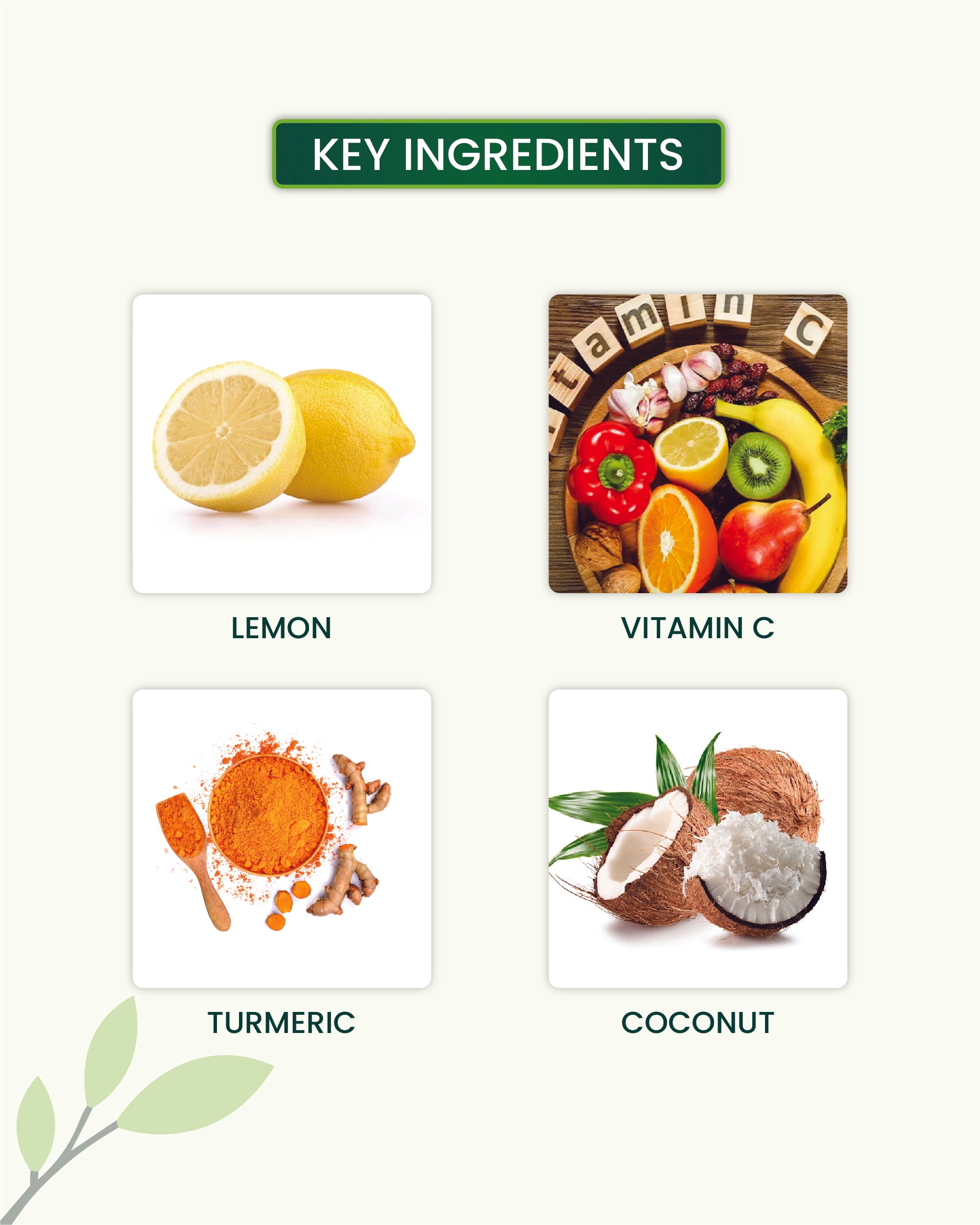 Vitamin C Facial Cleanser Key Ingredients