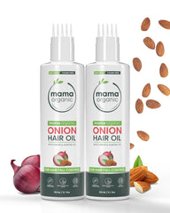 Onion Hair Oil 150ml Combo For Hair Fall Control - Natural & Toxin - MamaOrganic
